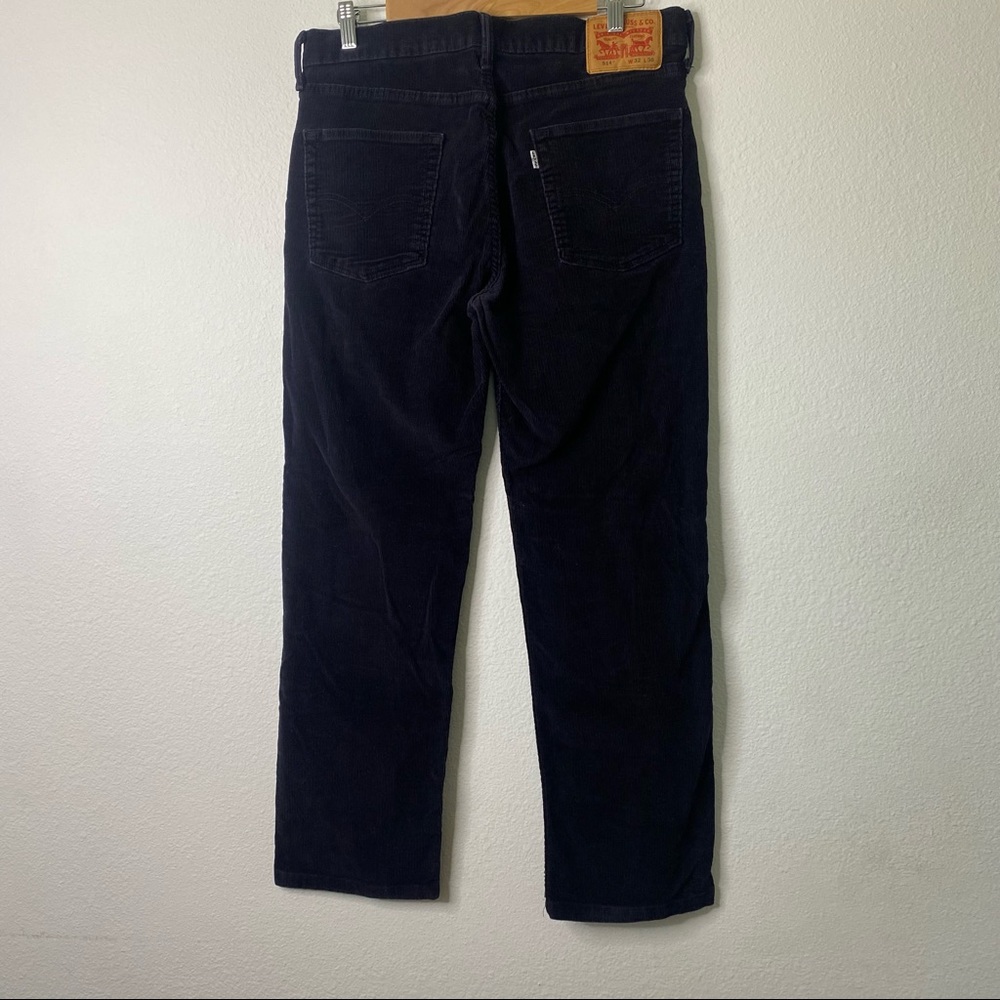 Men’s Levi 514 corduroy pants black